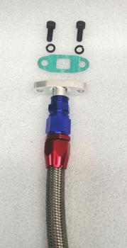 Preview: Ölrücklaufleitung Dash10 (AN10) Anschlüsse Garrett / Pulsar GT40 GT42 GTX40